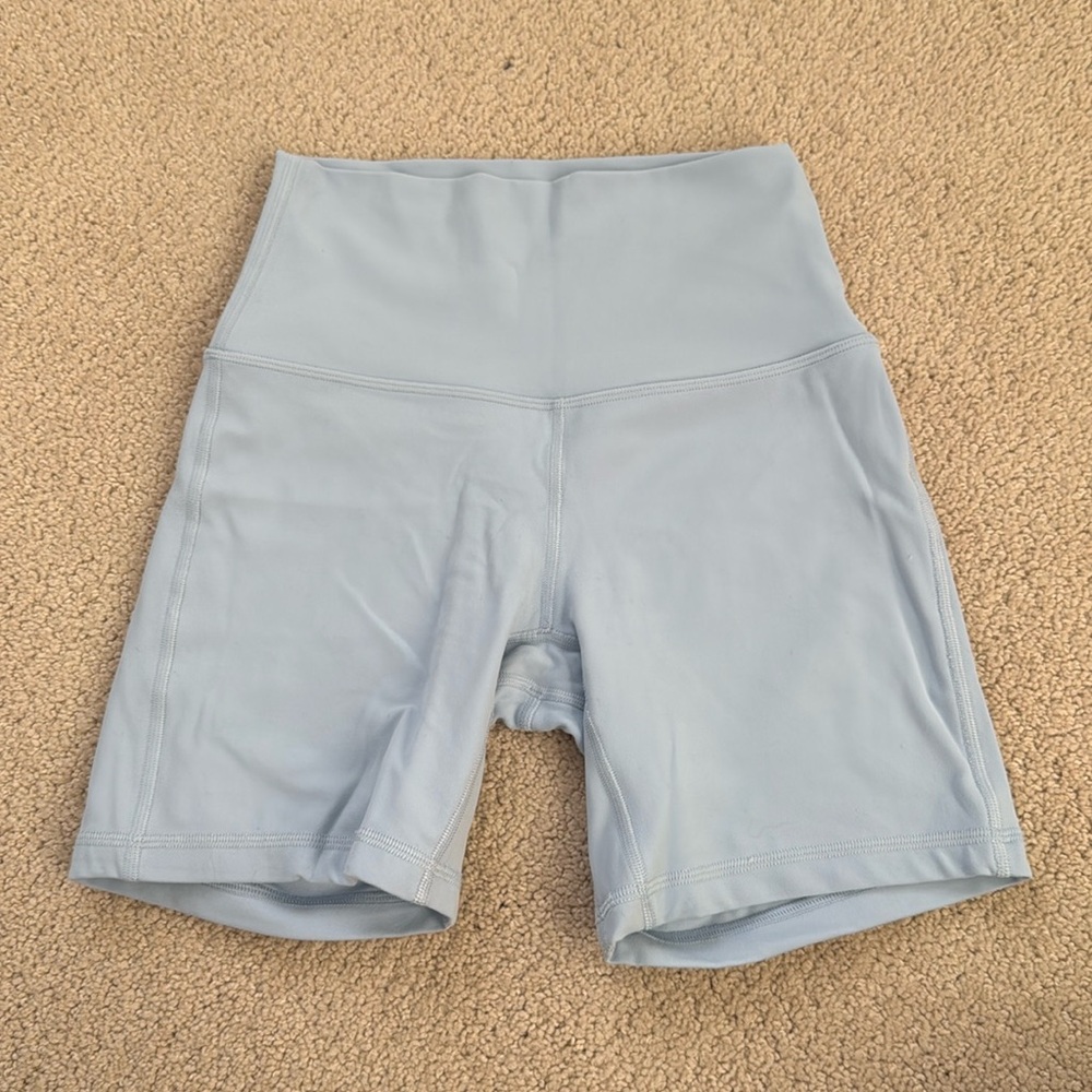 lululemon athletica Light Blue Athletic Shorts